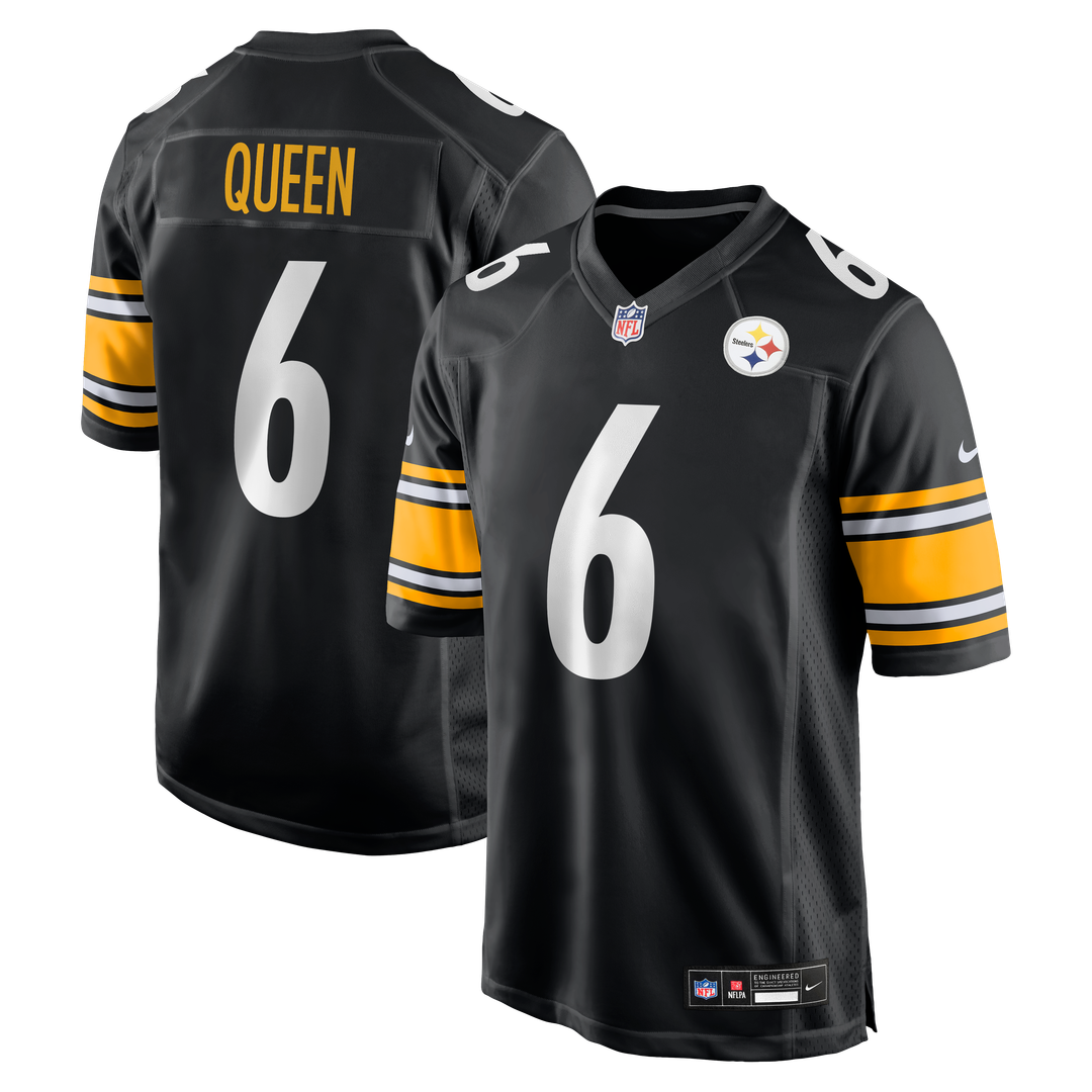 Patrick Queen Pittsburgh Steelers Nike  Game Jersey -  Black