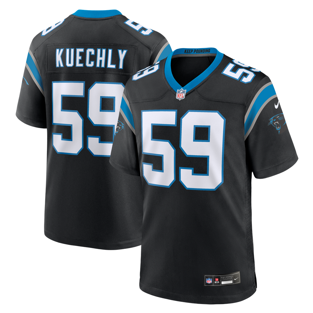Luke Kuechly Carolina Panthers Nike Team Game Jersey -  Black