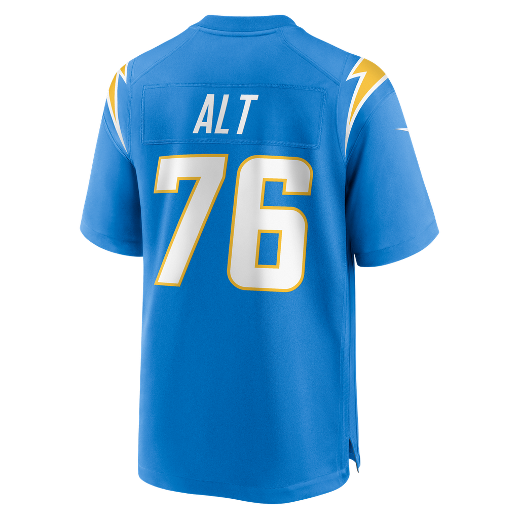 Joe Alt Los Angeles Chargers Nike Alternate Charger Power Game Player Jersey - Gold