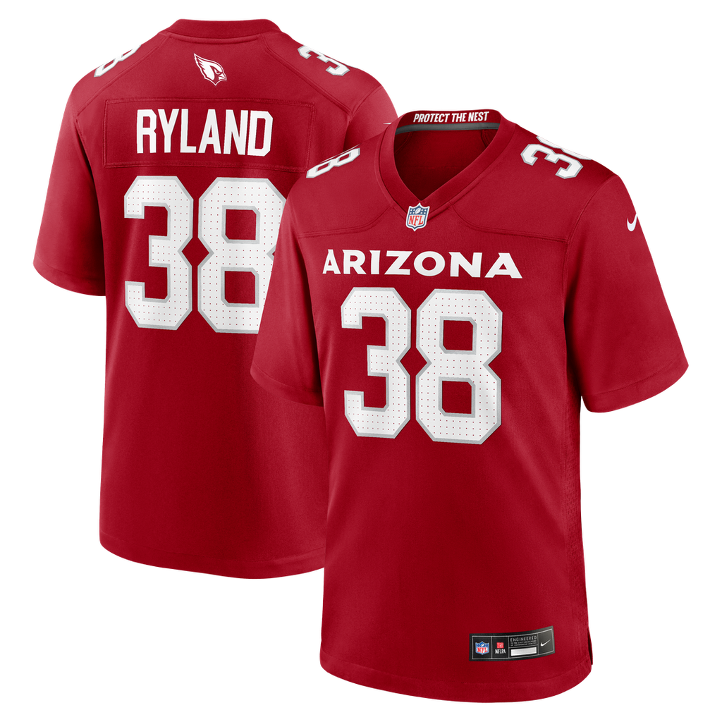 Chad Ryland Arizona Cardinals Nike Team Game Jersey -  Cardinal