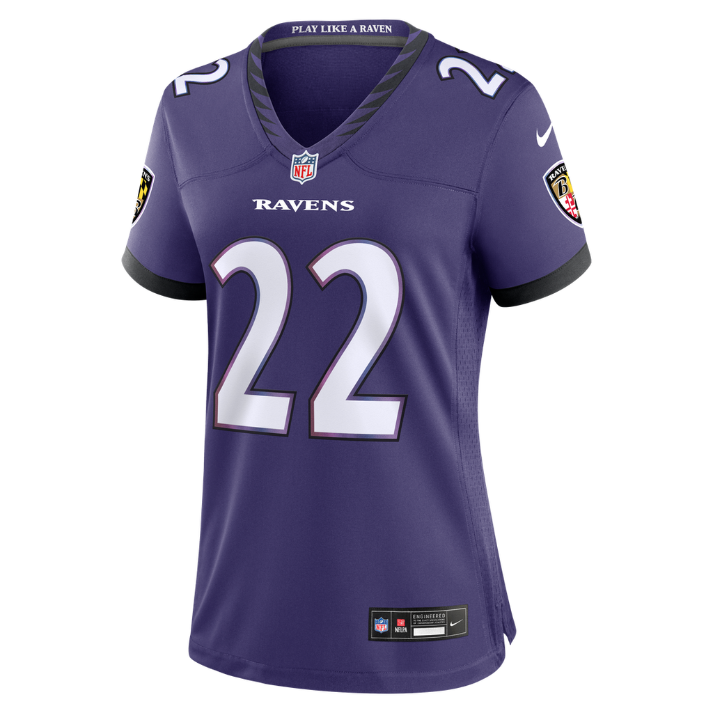 Derrick Henry Baltimore Ravens Nike Women's Team Game Jersey - Purple