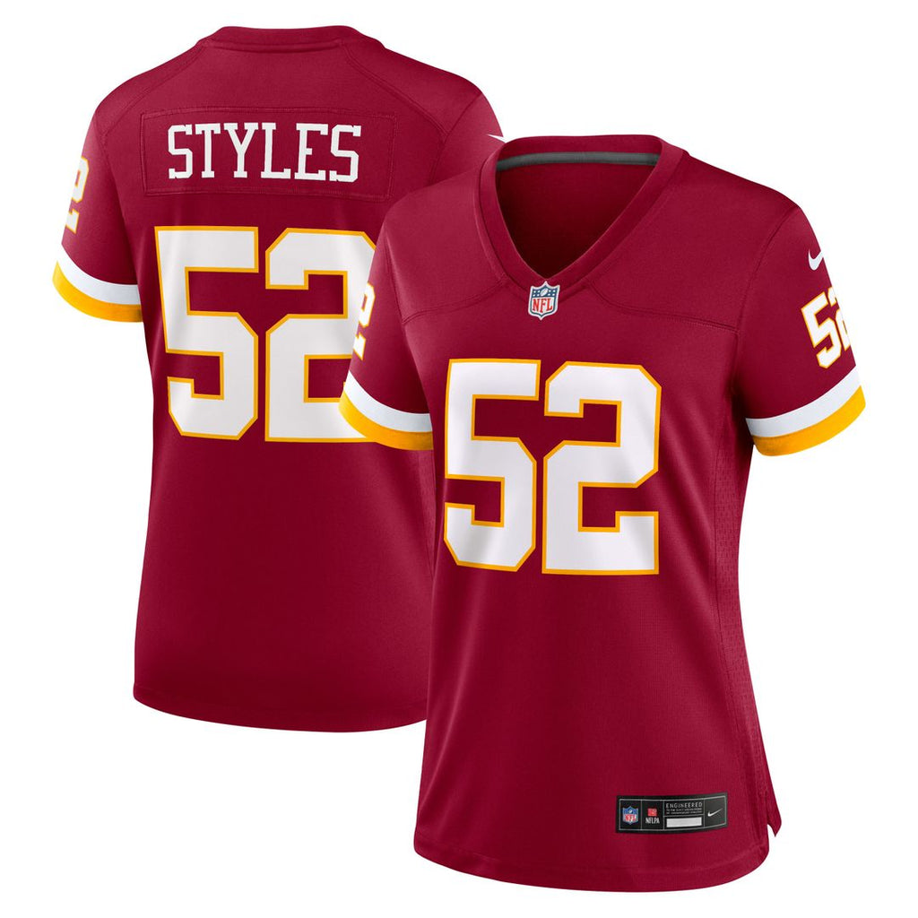 Sonny Styles Washington Commanders Nike Women's Game Jersey - Burgundy
