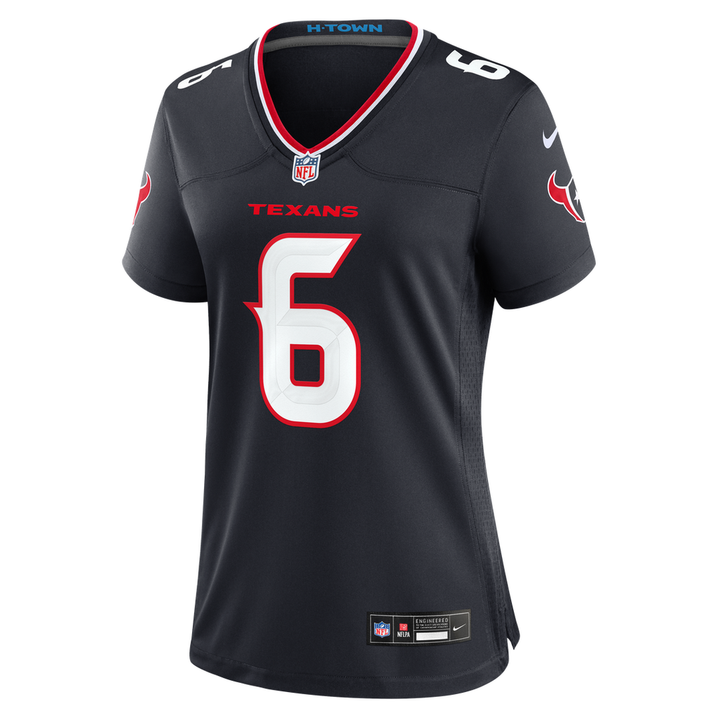 Reed Blankenship Houston Texans Nike Women's Team Game Jersey -  Navy