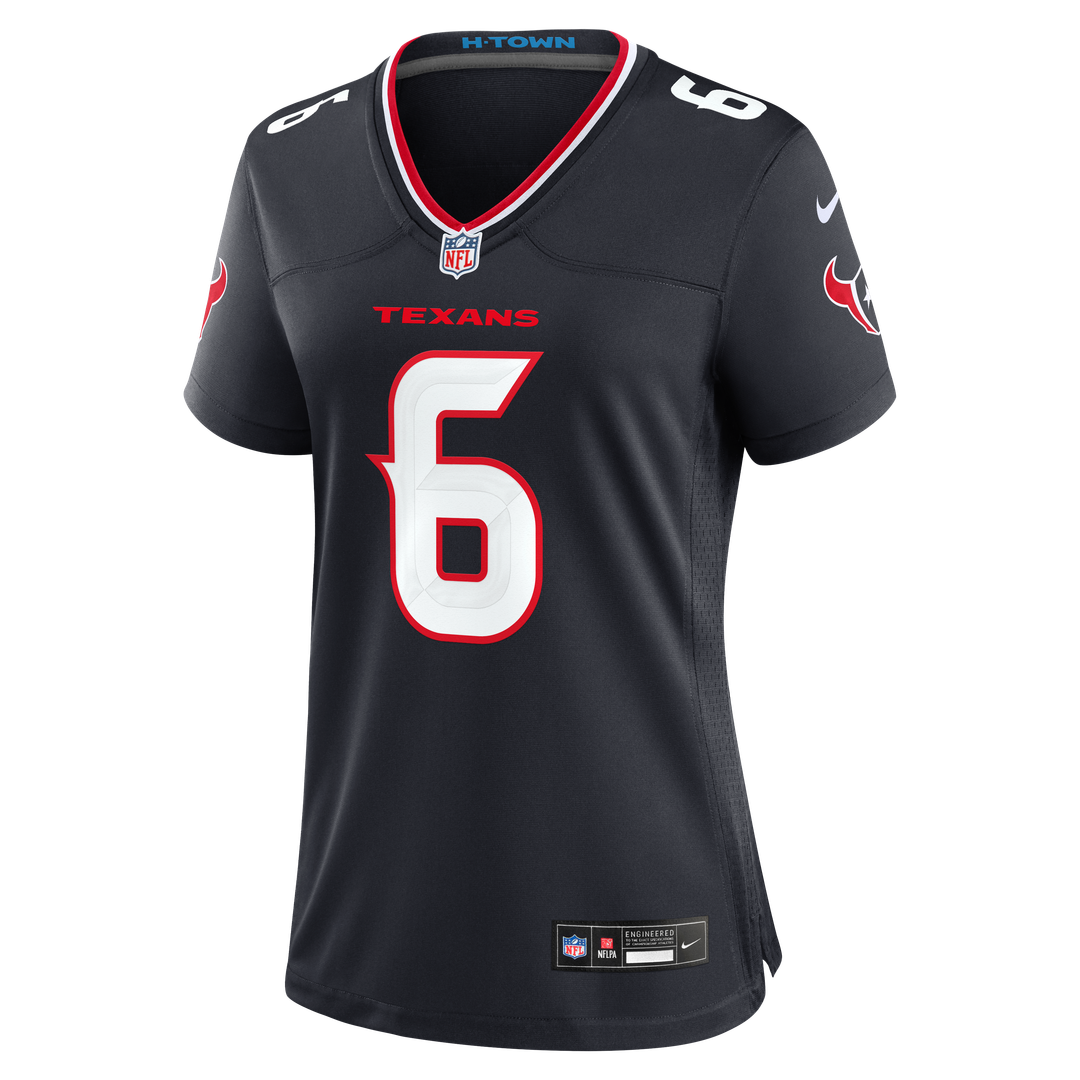Reed Blankenship Houston Texans Nike Women's Team Game Jersey -  Navy