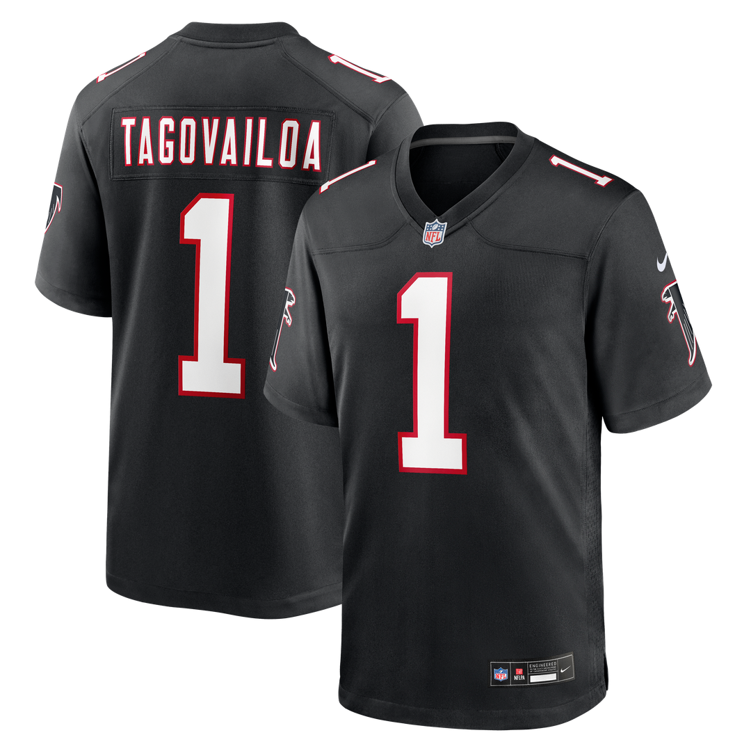 Tua Tagovailoa Atlanta Falcons Nike Alternate Game Jersey -  Black