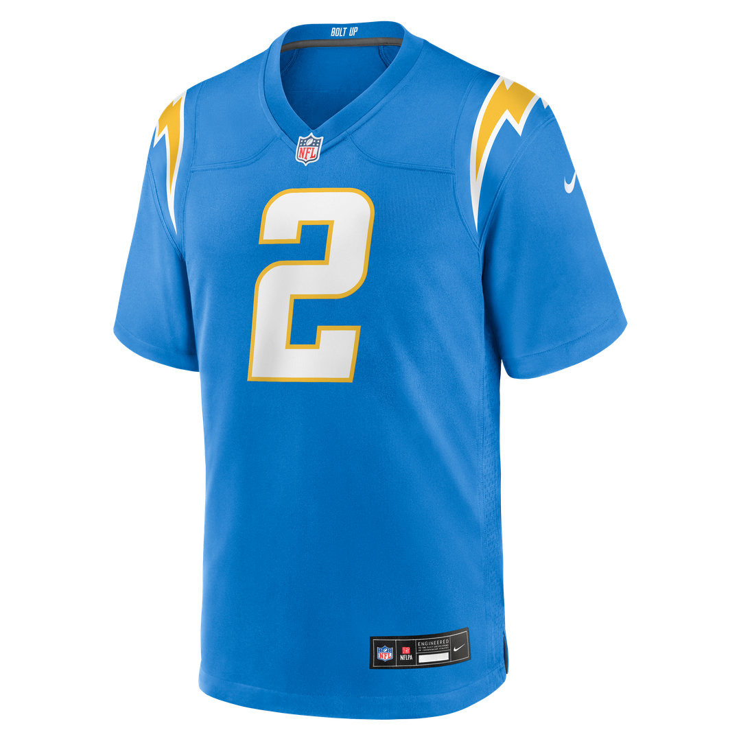 Elijah Molden Los Angeles Chargers Nike Team Game Jersey -  Powder Blue