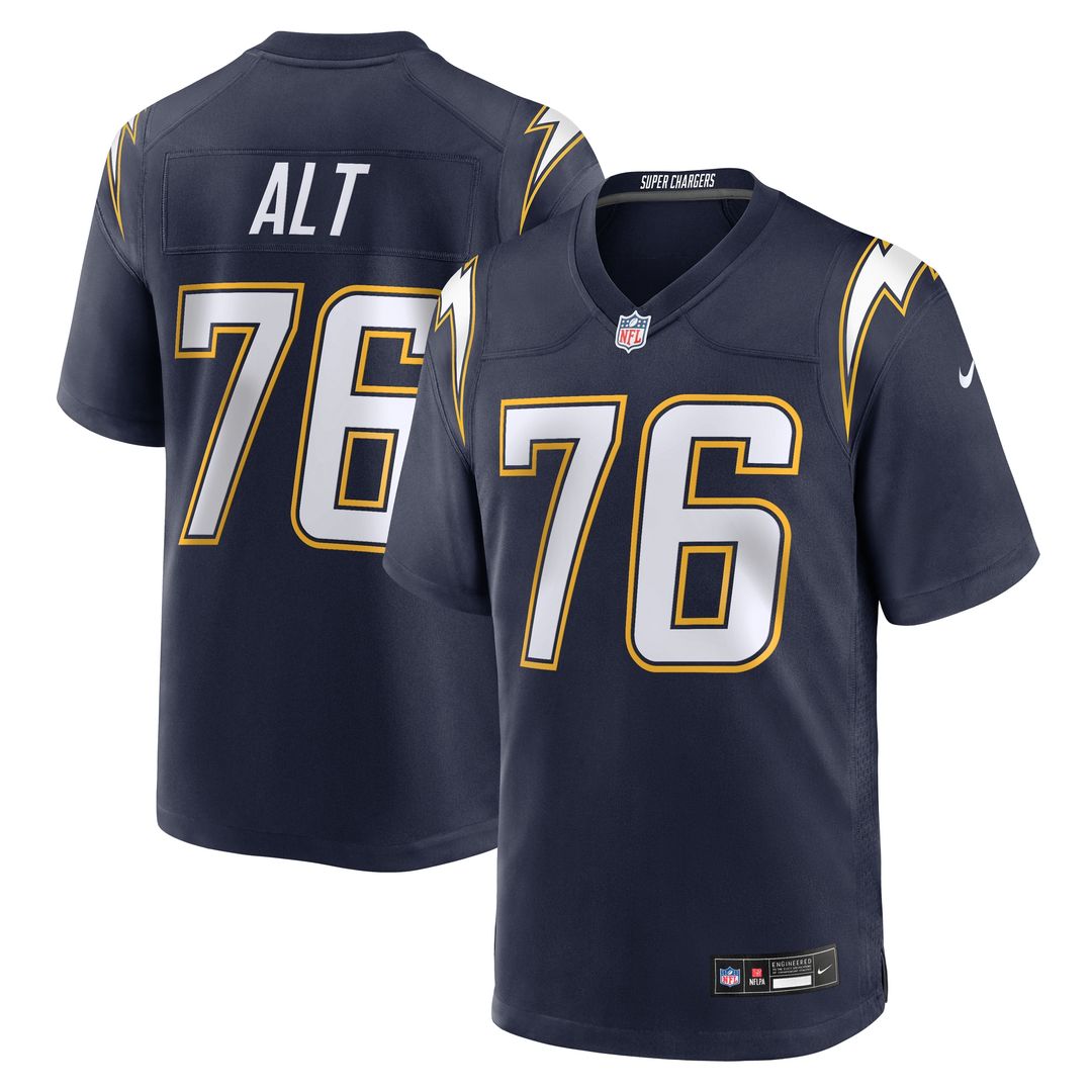 Joe Alt Los Angeles Chargers Nike Alternate Super Chargers Game Player Jersey - Navy