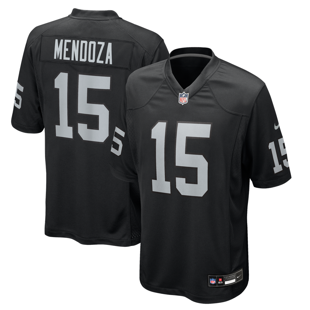 Fernando Mendoza Las Vegas Raiders Nike 2026 NFL Draft First Round Pick No. 1 Team Game Jersey - Black