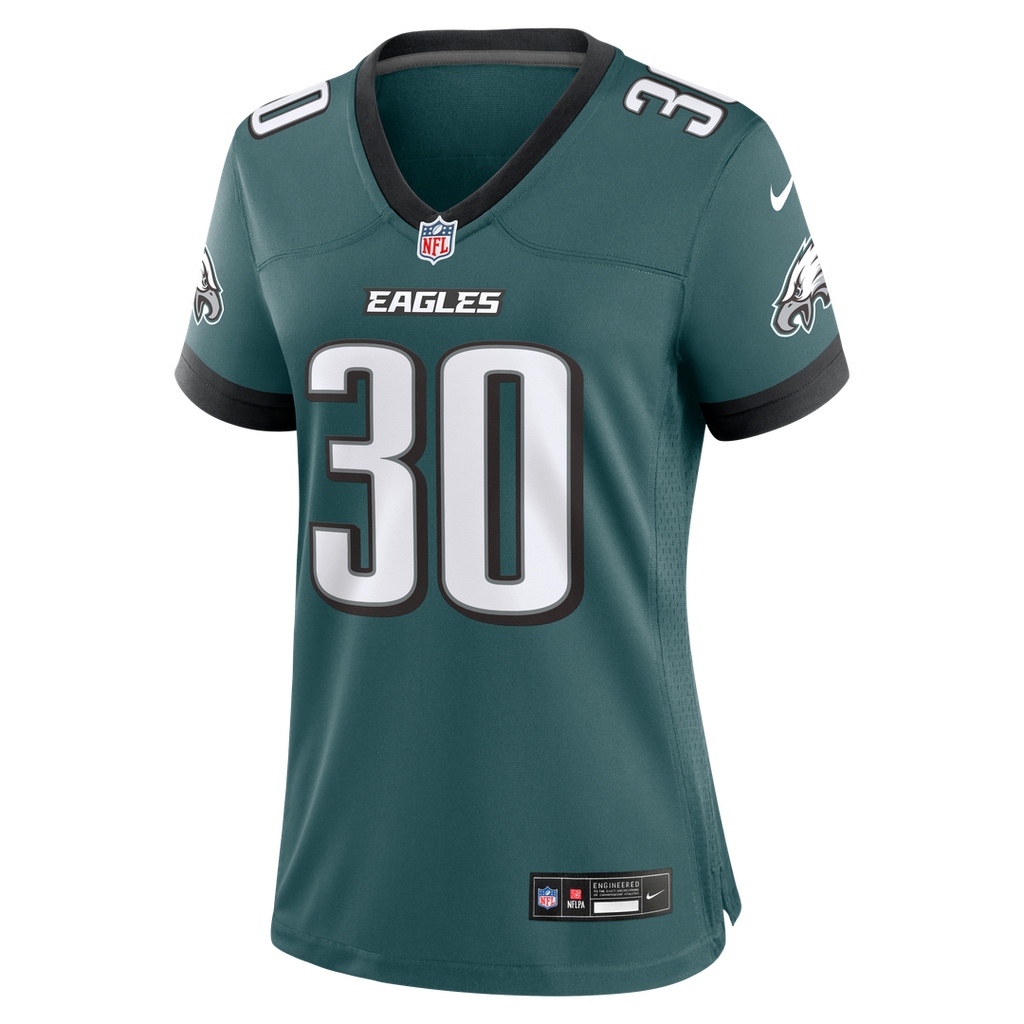 Jihaad Campbell Philadelphia Eagles Nike Women's Team Game Jersey -  Midnight Green
