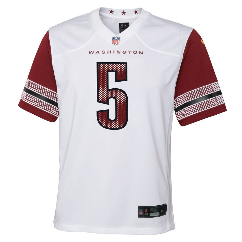 Jayden Daniels Washington Commanders Nike Youth Game Jersey - White
