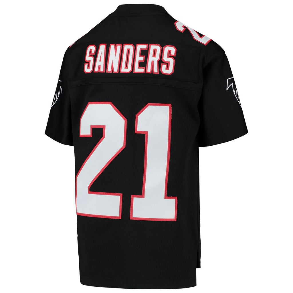 Deion Sanders Atlanta Falcons Mitchell & Ness Youth 1992 Legacy Retired Player Jersey - Black