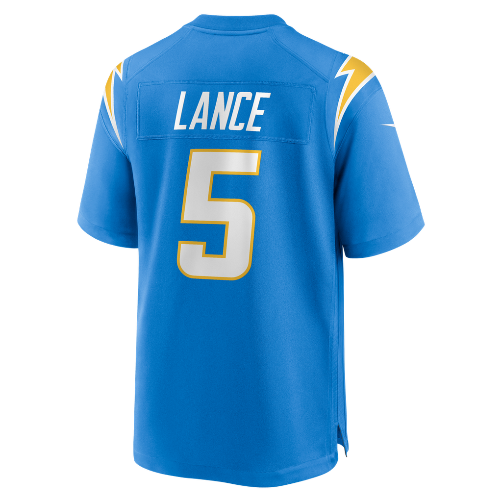 Trey Lance Los Angeles Chargers Nike Team Game Jersey -  Powder Blue