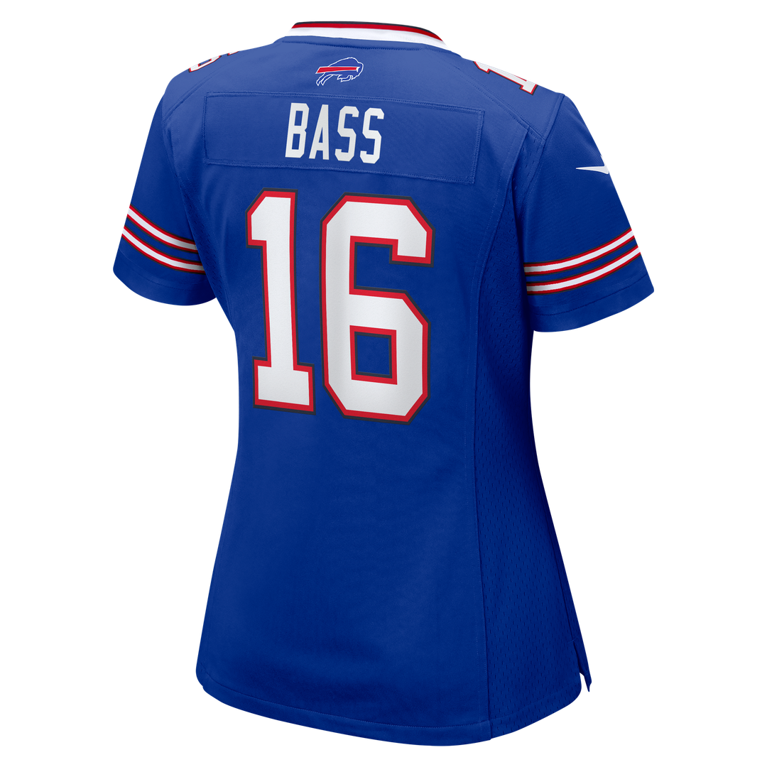 Tyler Bass Buffalo Bills Nike Women's Team Game Jersey -  Royal