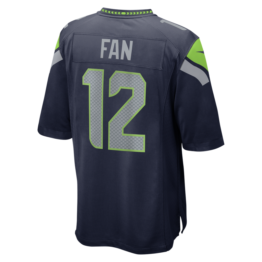 12s Seattle Seahawks Nike Game Jersey - White