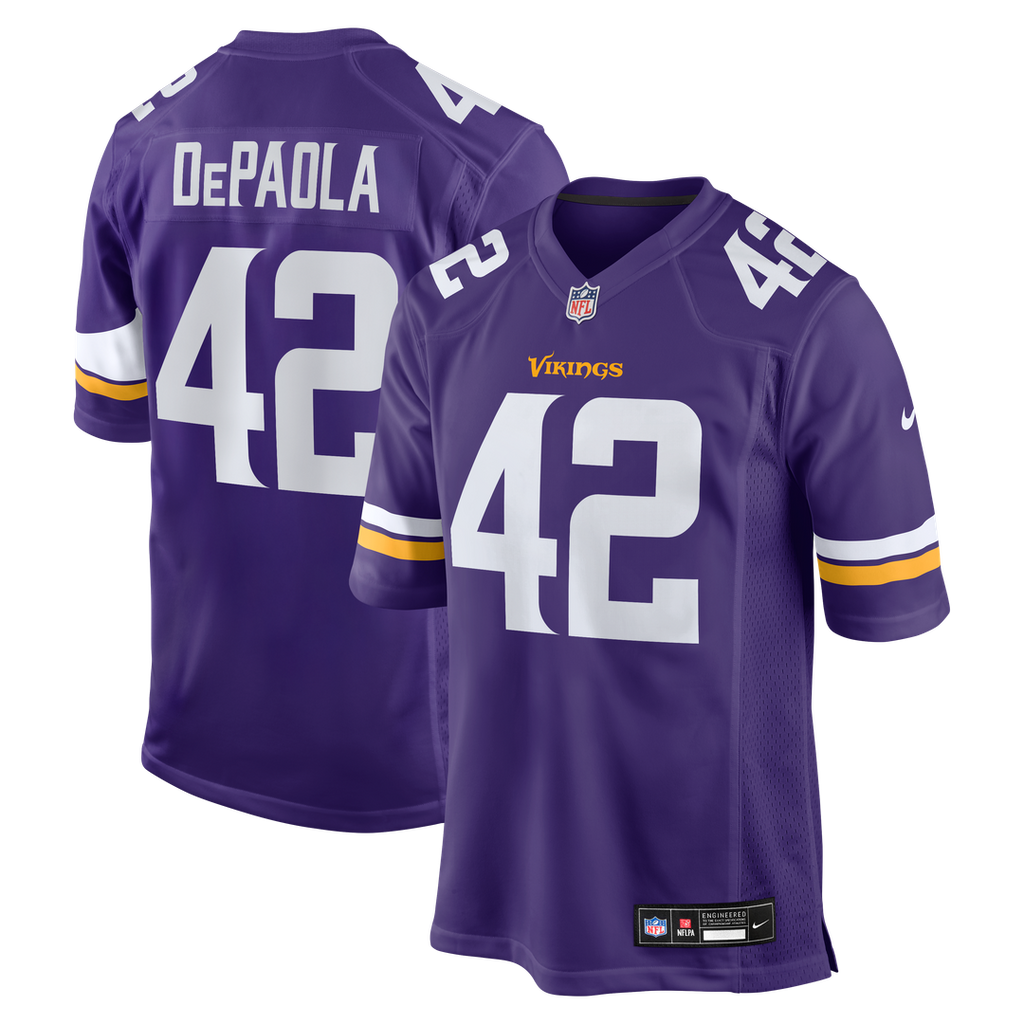 Andrew DePaola Minnesota Vikings Nike Game Jersey - Purple