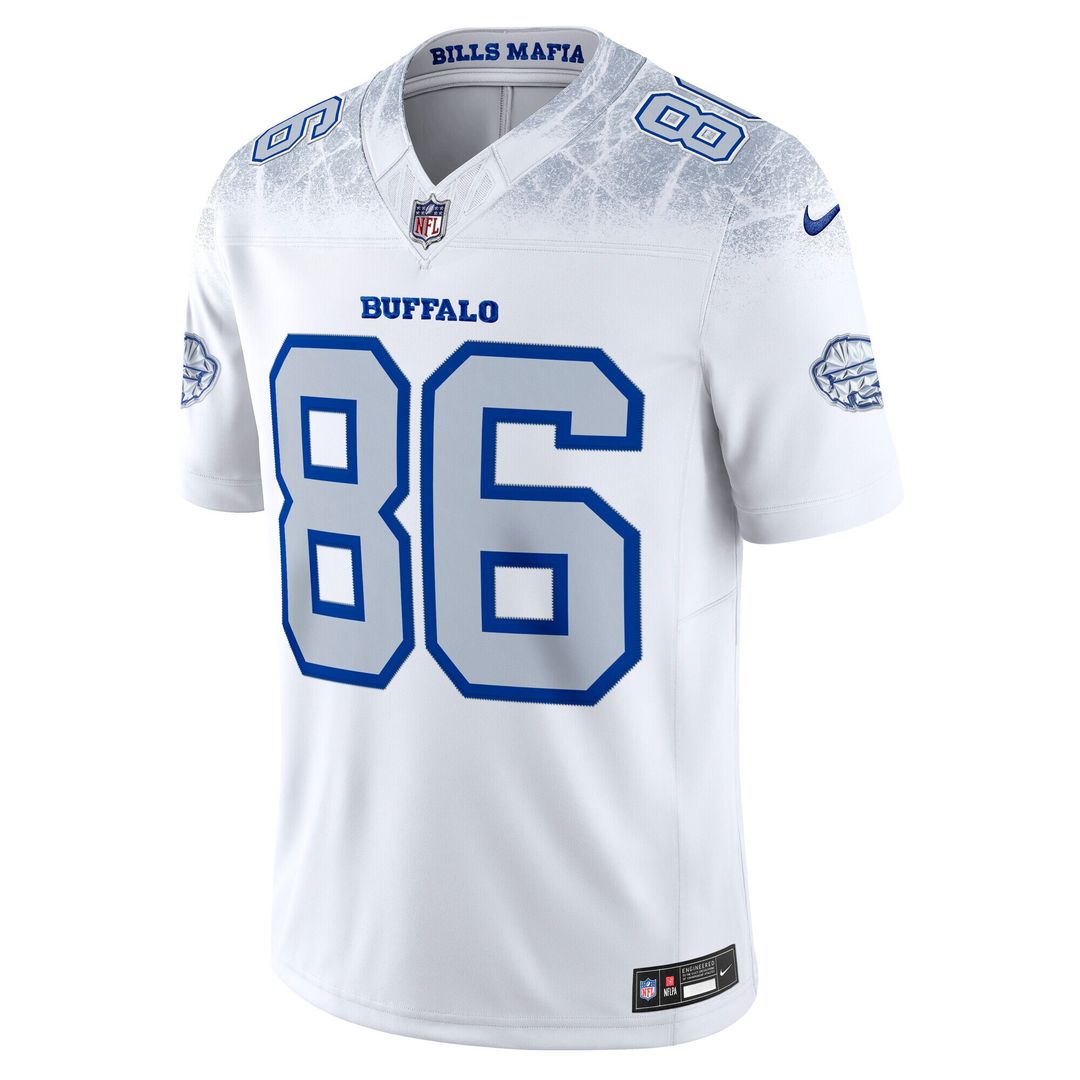 Dalton Kincaid Buffalo Bills Nike 2025 Rivalries Collection Stitched Limited Jersey - White