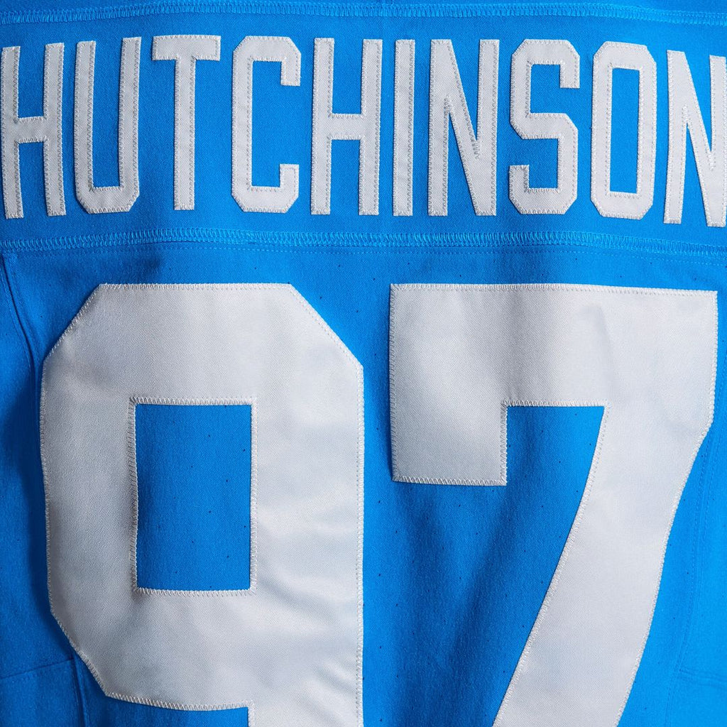 Aidan Hutchinson Detroit Lions Nike Alternate Vapor F.U.S.E. Elite Jersey - Blue