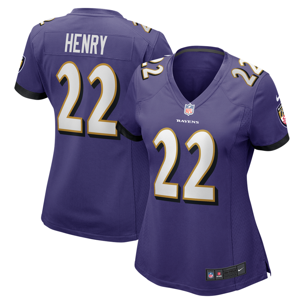 Derrick Henry Baltimore Ravens Nike Women's Game Player Jersey - Purple