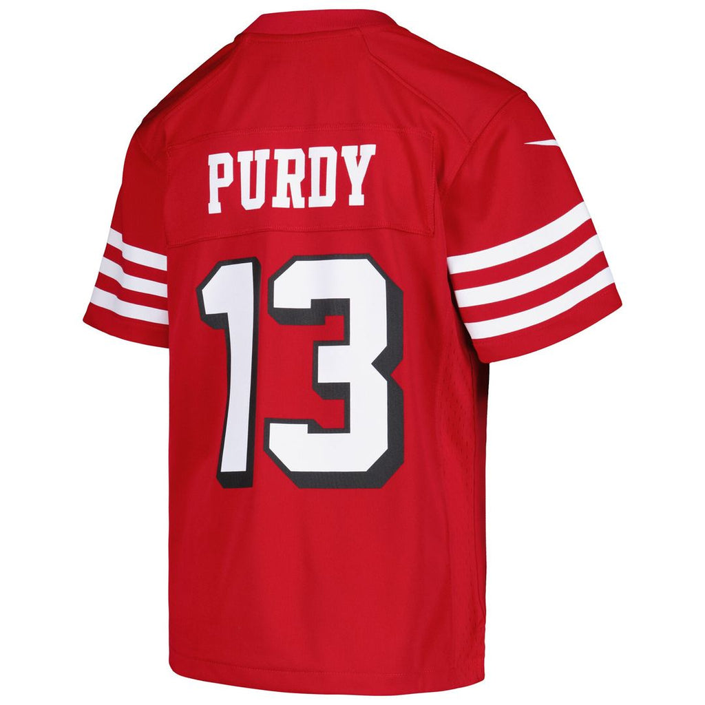 Brock Purdy San Francisco 49ers Nike Youth Game Jersey - Scarlet