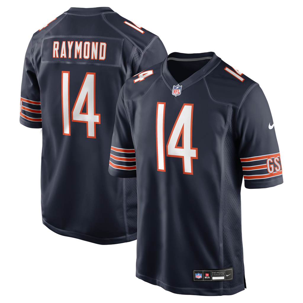 Kalif Raymond Chicago Bears Nike Team Game Jersey -  Navy