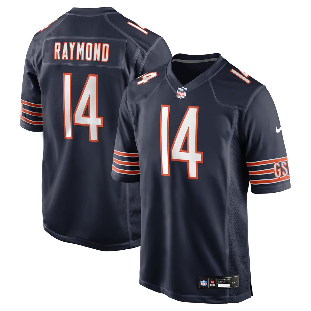 Kalif Raymond Chicago Bears Nike Team Game Jersey -  Navy