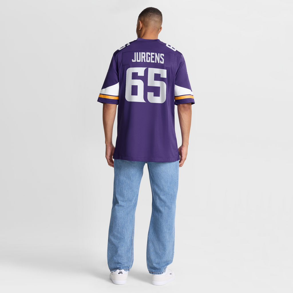 Michael Jurgens Minnesota Vikings Nike Game Jersey -  Purple