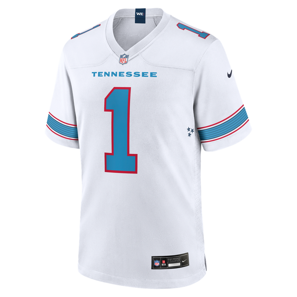 Cameron Ward Tennessee Titans Nike Game Jersey - Light Blue