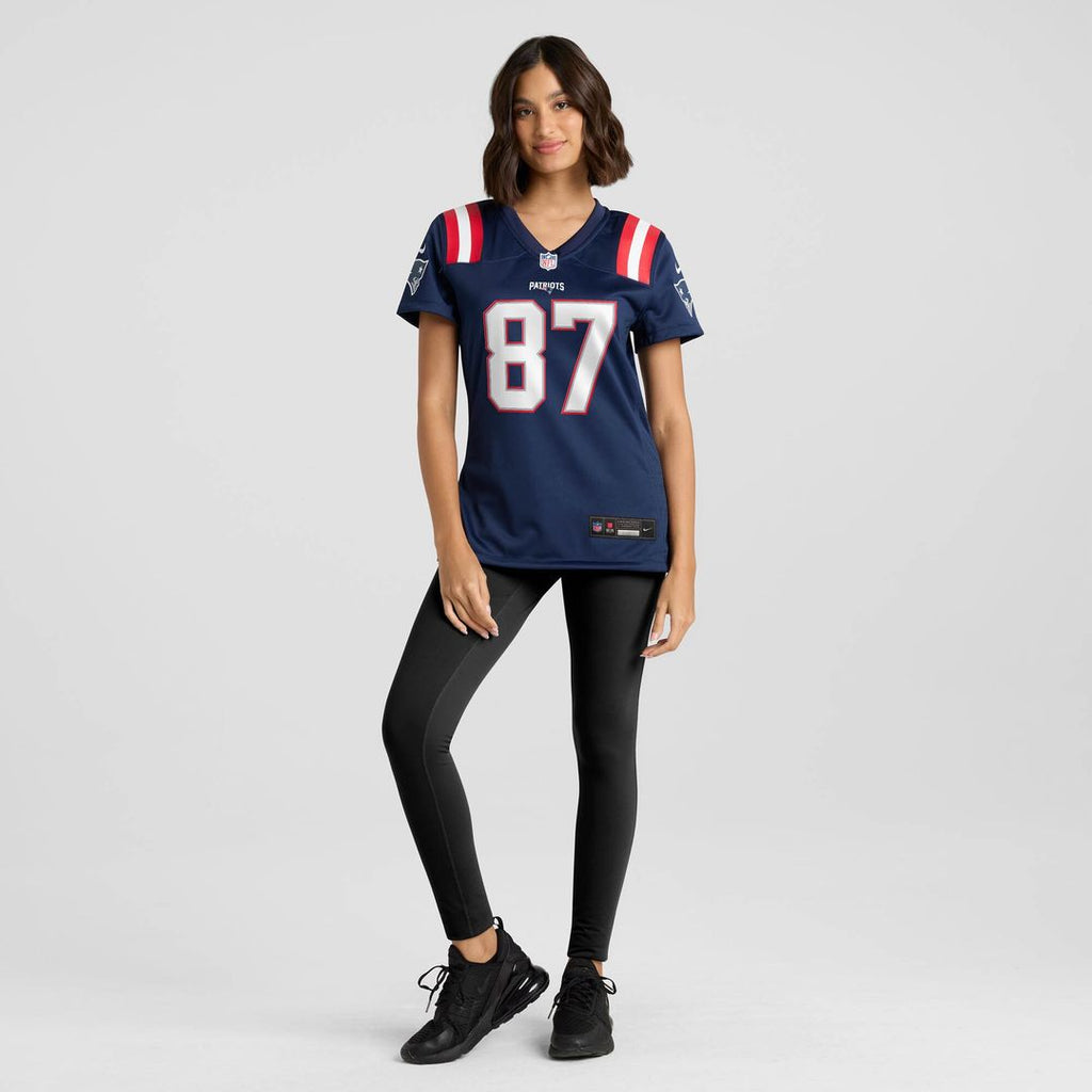Romeo Doubs New England Patriots Nike Women's Game Jersey - Navy