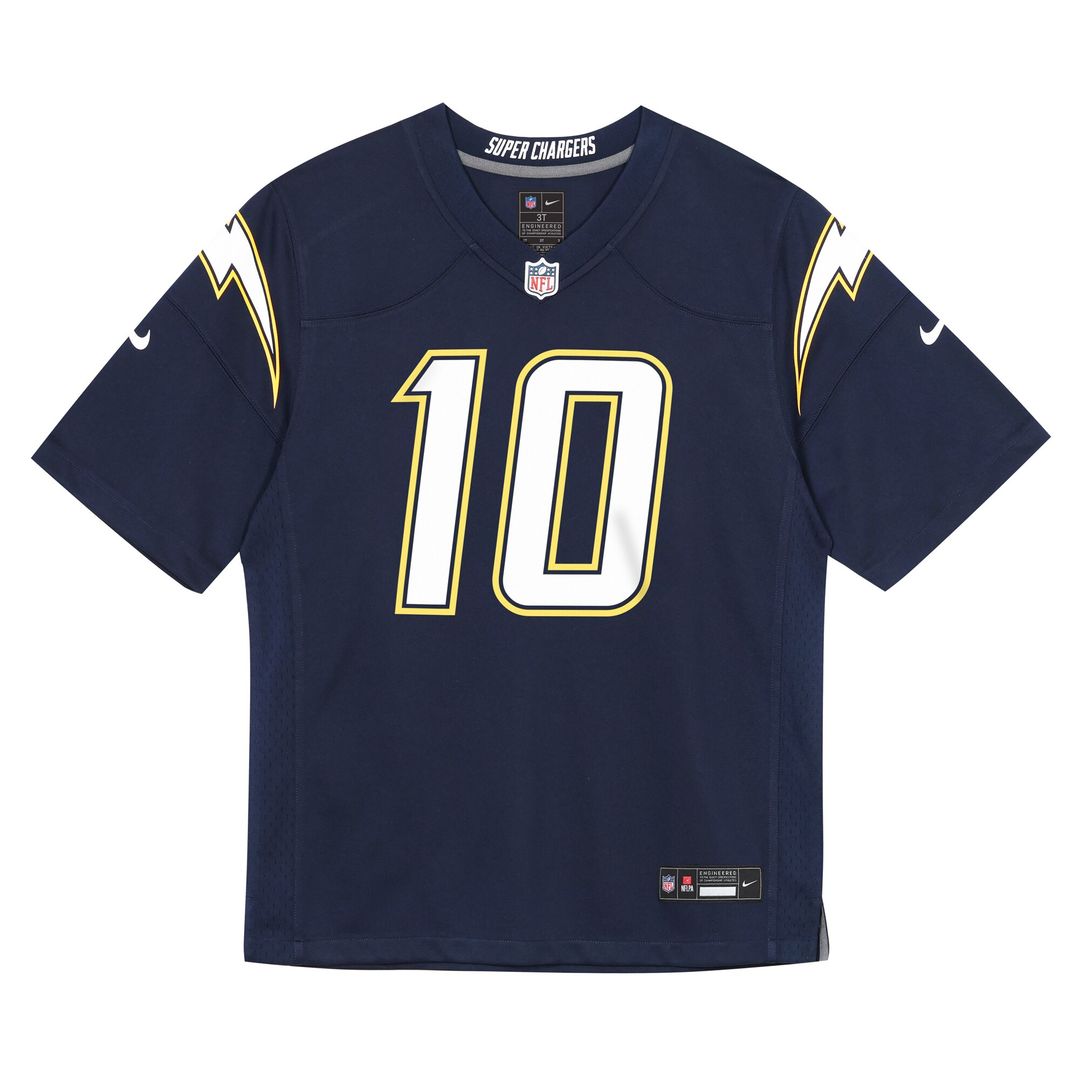 Justin Herbert Los Angeles Chargers Nike Toddler Alternate Super Chargers Game Jersey - Navy