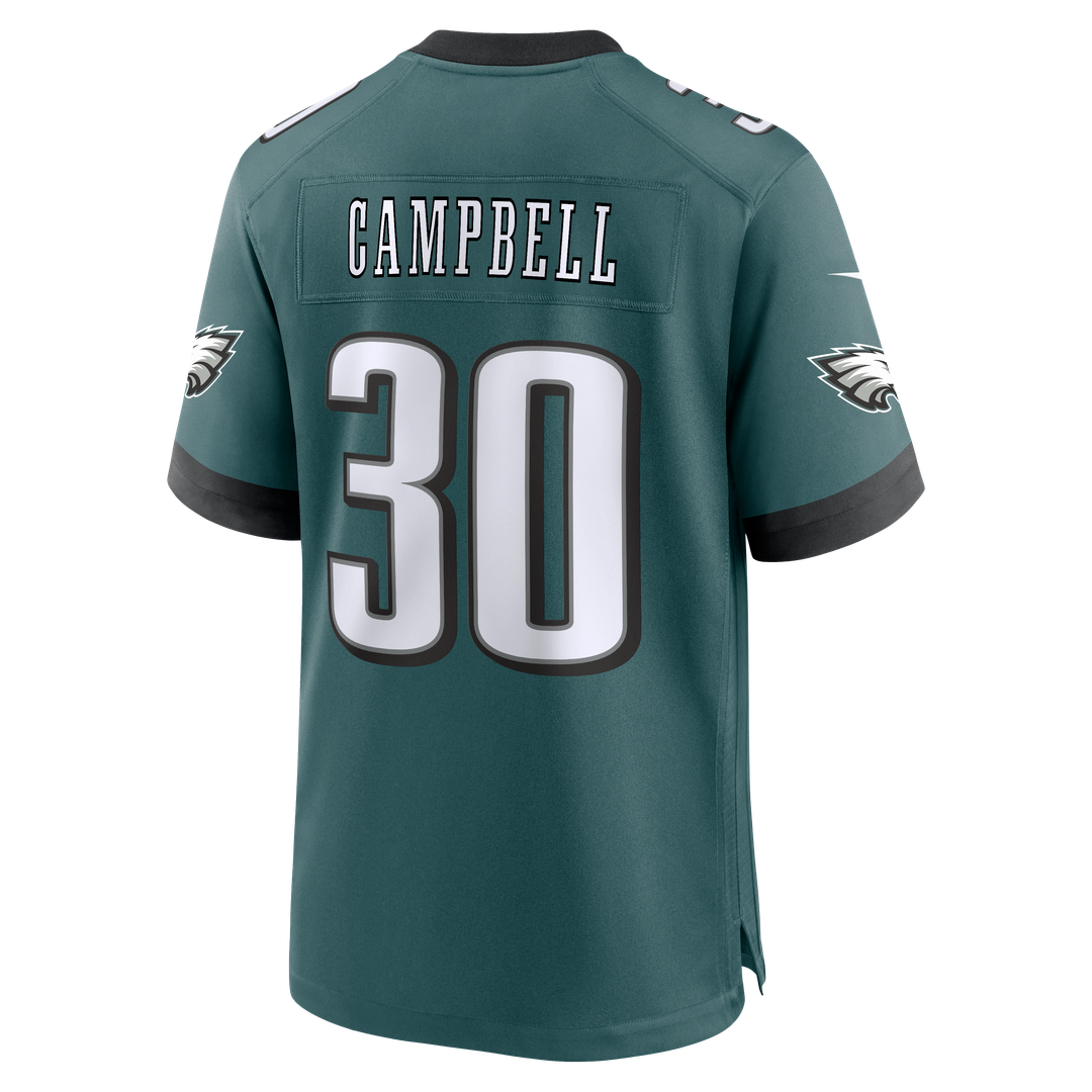 Jihaad Campbell Philadelphia Eagles Nike Game Player Jersey - Green