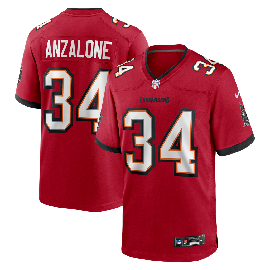 Alex Anzalone Tampa Bay Buccaneers Nike Team Game Jersey - Red