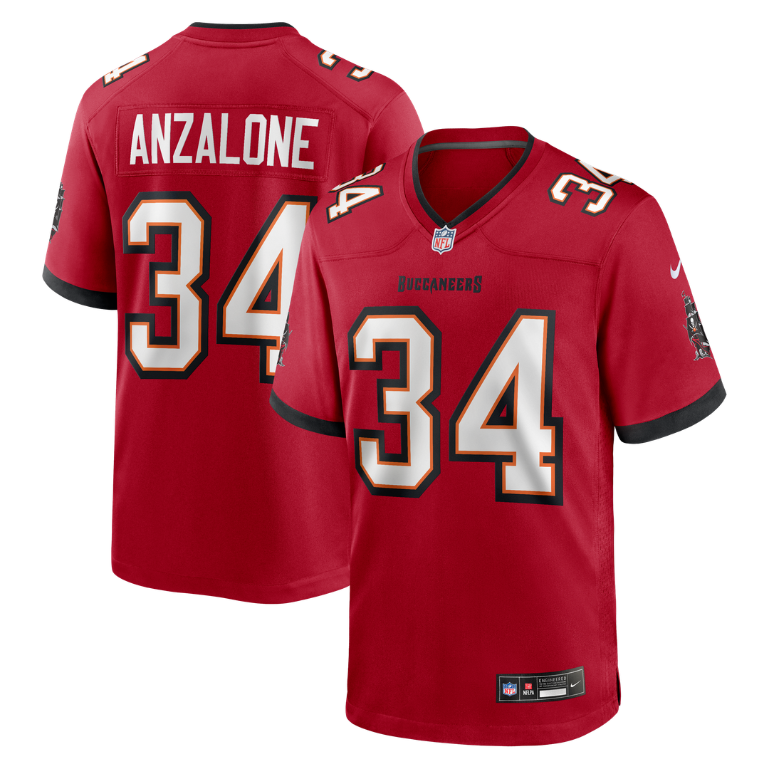 Alex Anzalone Tampa Bay Buccaneers Nike Team Game Jersey - Red