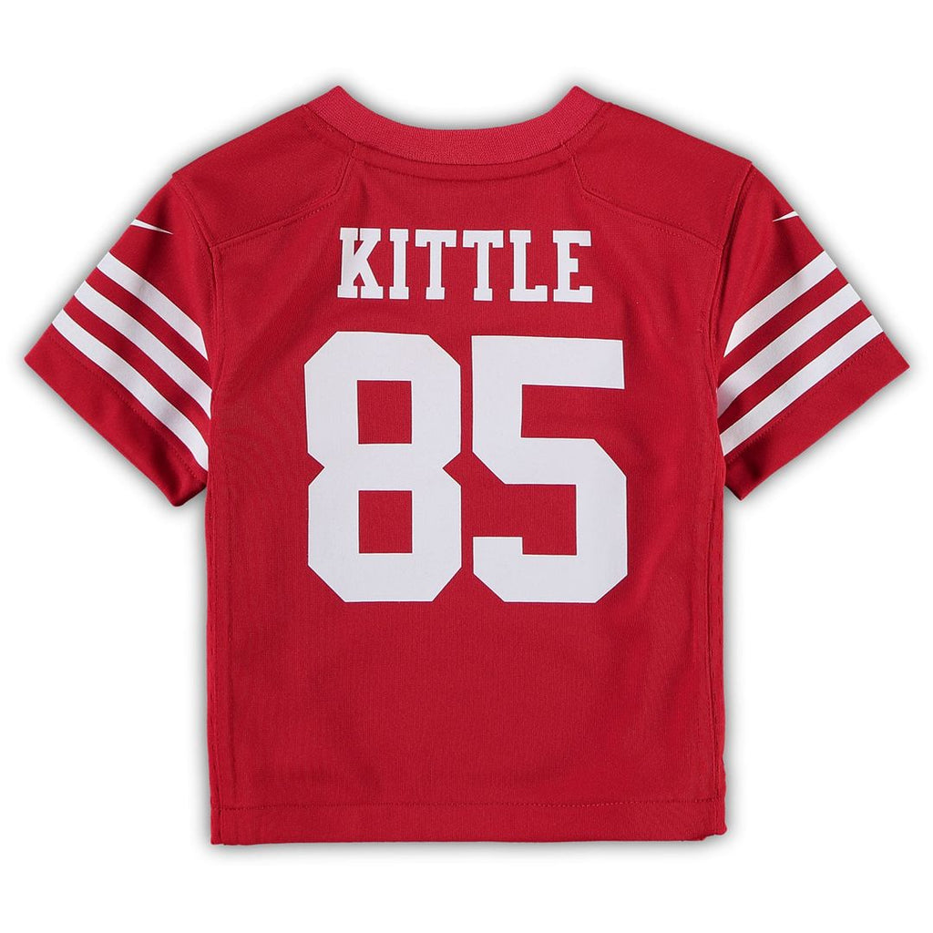 George Kittle San Francisco 49ers Nike Toddler Game Jersey - Scarlet