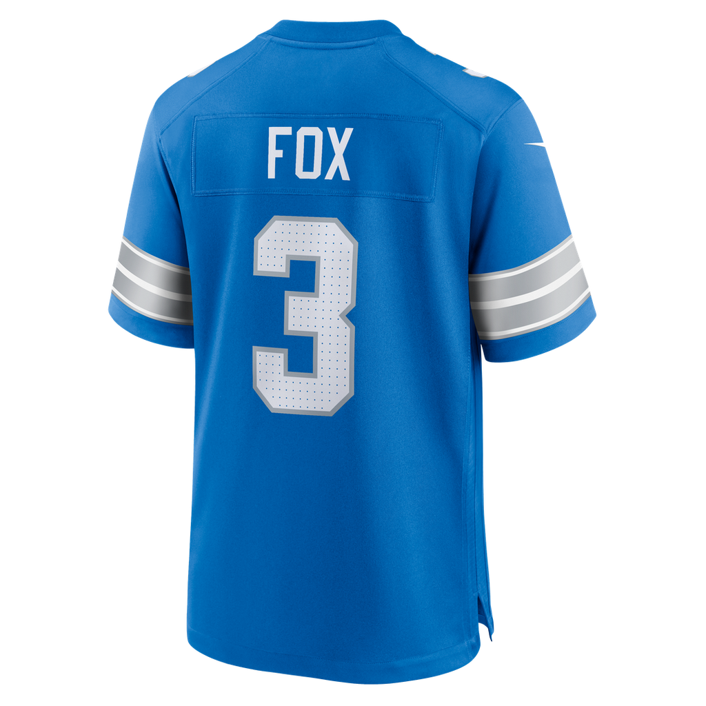Jack Fox Detroit Lions Nike Team Game Jersey -  Blue
