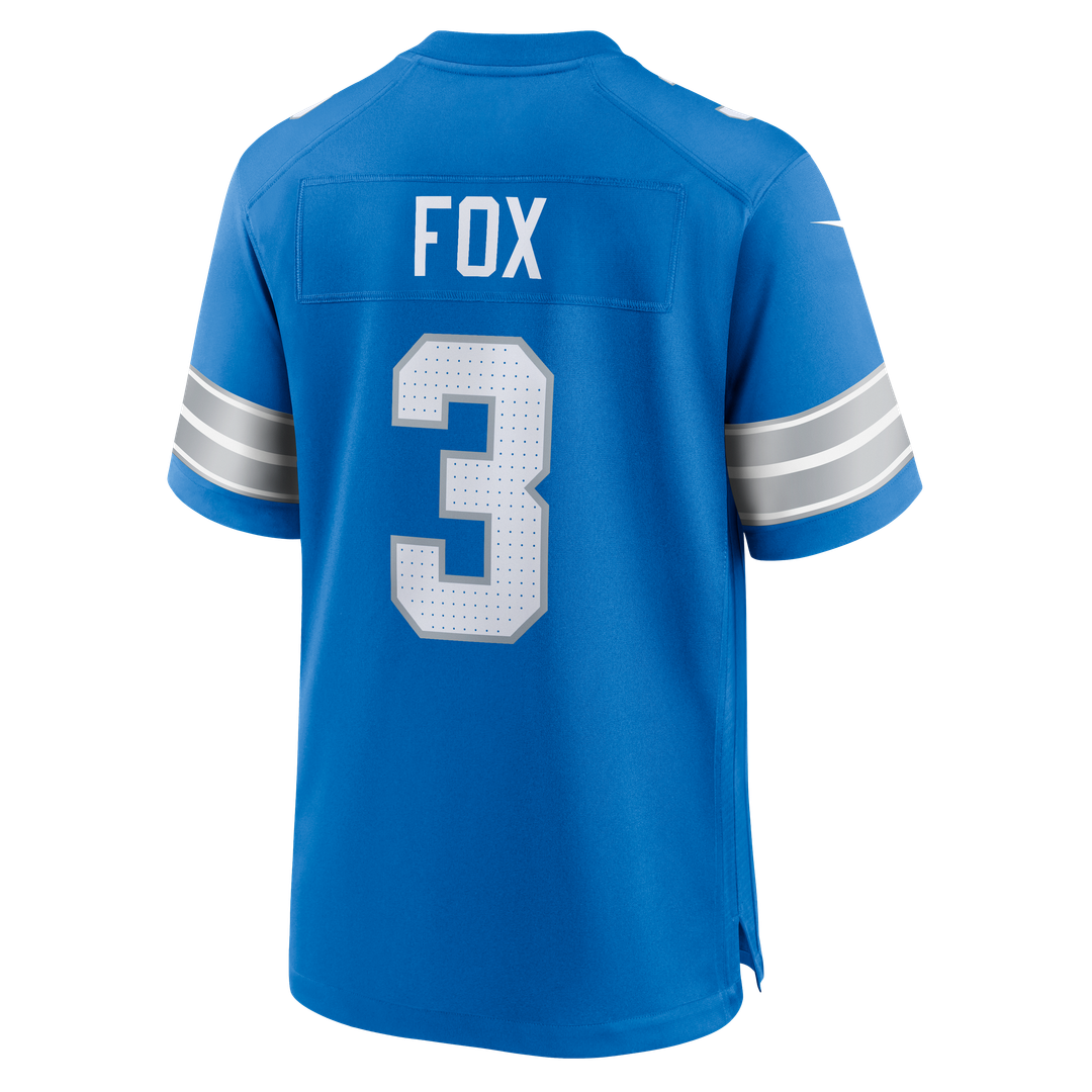 Jack Fox Detroit Lions Nike Team Game Jersey -  Blue
