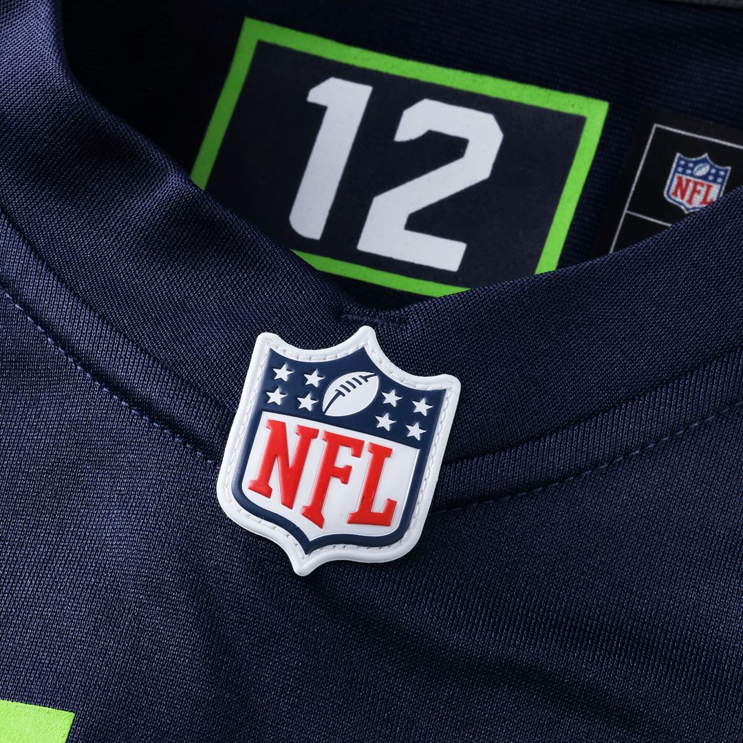 Grey Zabel Seattle Seahawks Nike Team Game Jersey -  College Navy