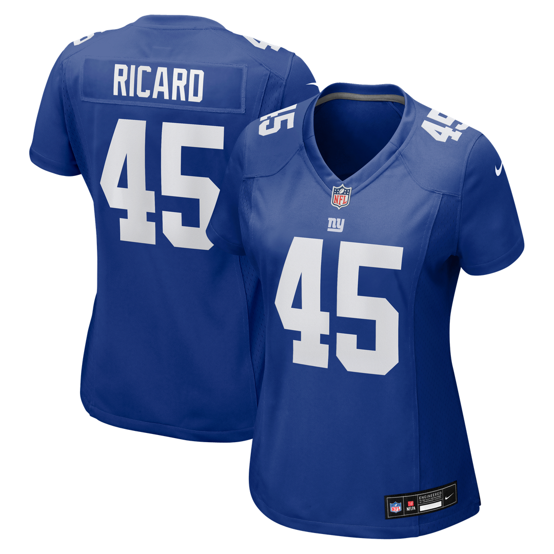 Patrick Ricard New York Giants Nike Women's Team Game Jersey -  Royal