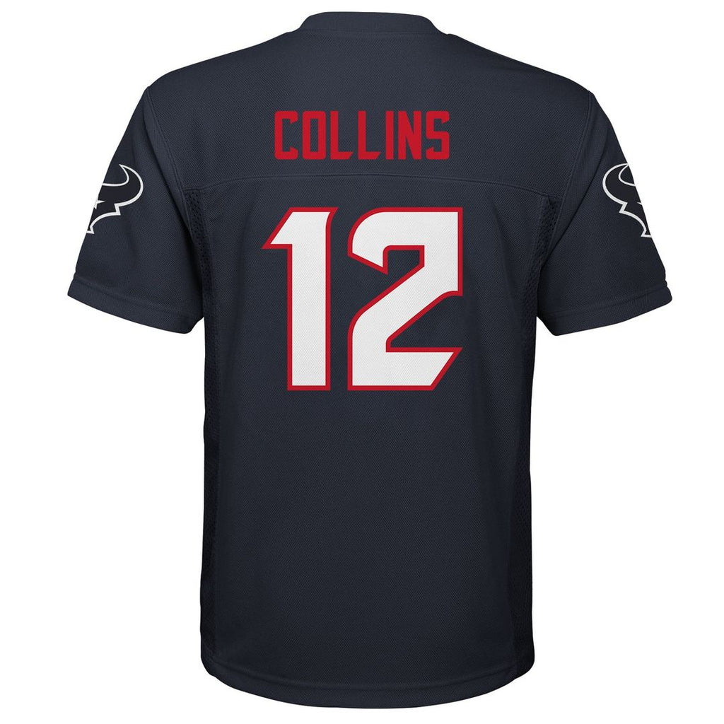 Nico Collins Houston Texans Youth Replica Player Jersey - Navy