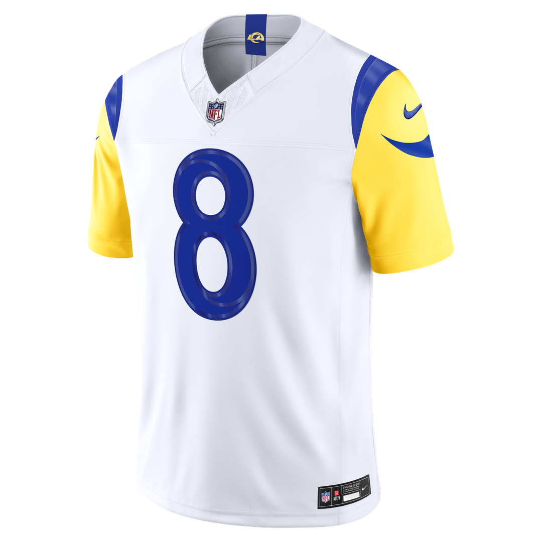 Jared Verse Los Angeles Rams Nike Vapor F.U.S.E. Stitched Limited Jersey - White