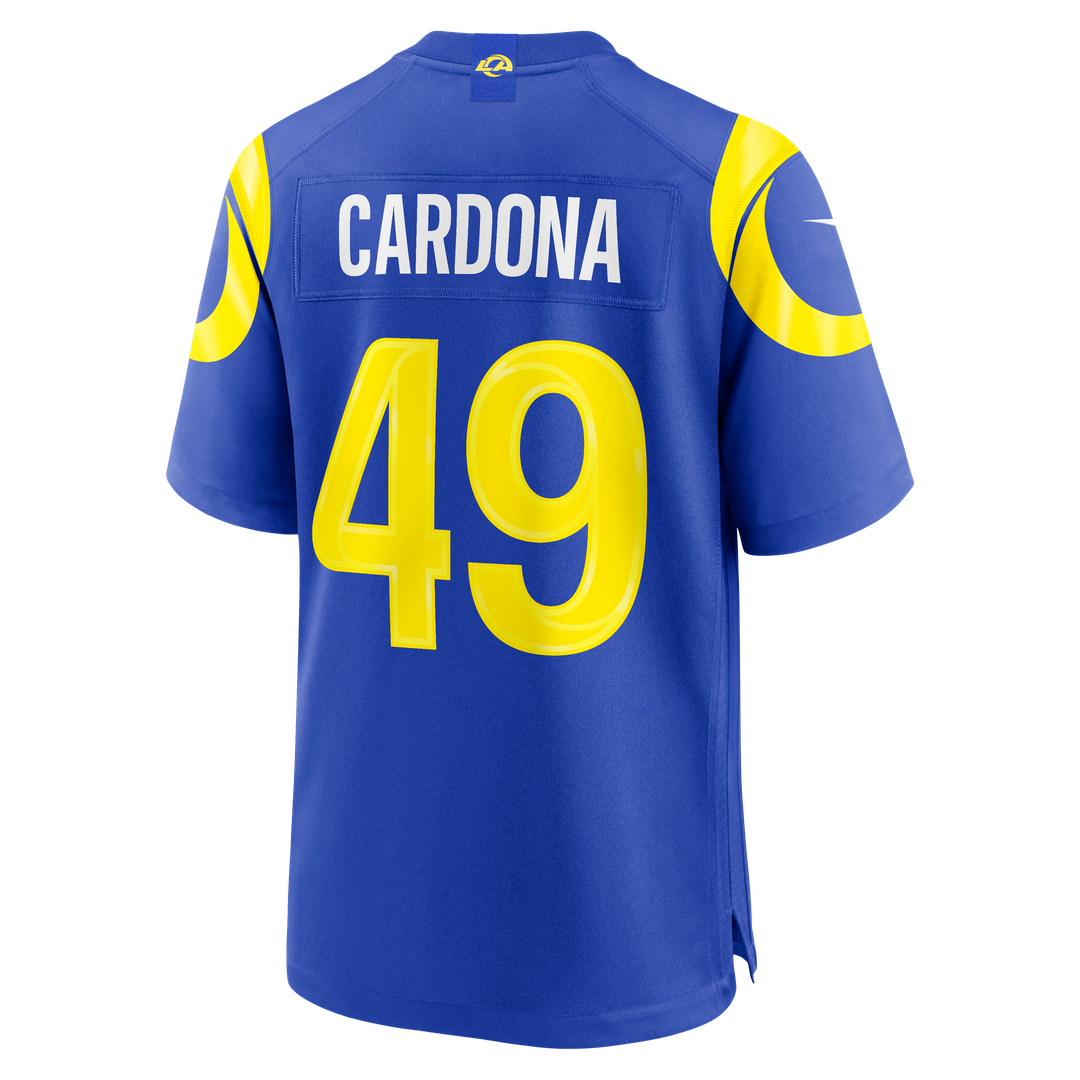 Joe Cardona Los Angeles Rams Nike Team Game Jersey -  Royal