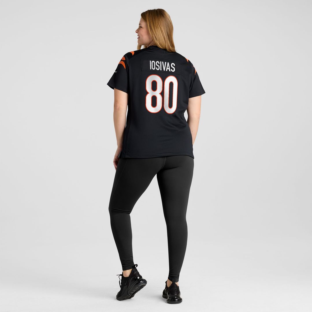 Andrei Iosivas Cincinnati Bengals Nike Women's Team Game Jersey -  Black