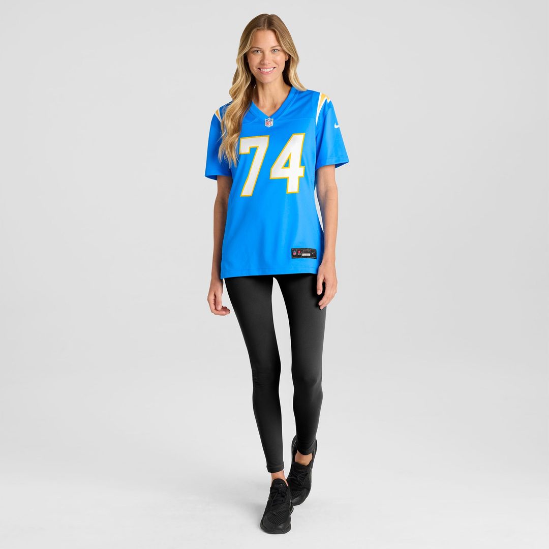 Kayode Awosika Los Angeles Chargers Nike Women's Team Game Jersey -  Powder Blue