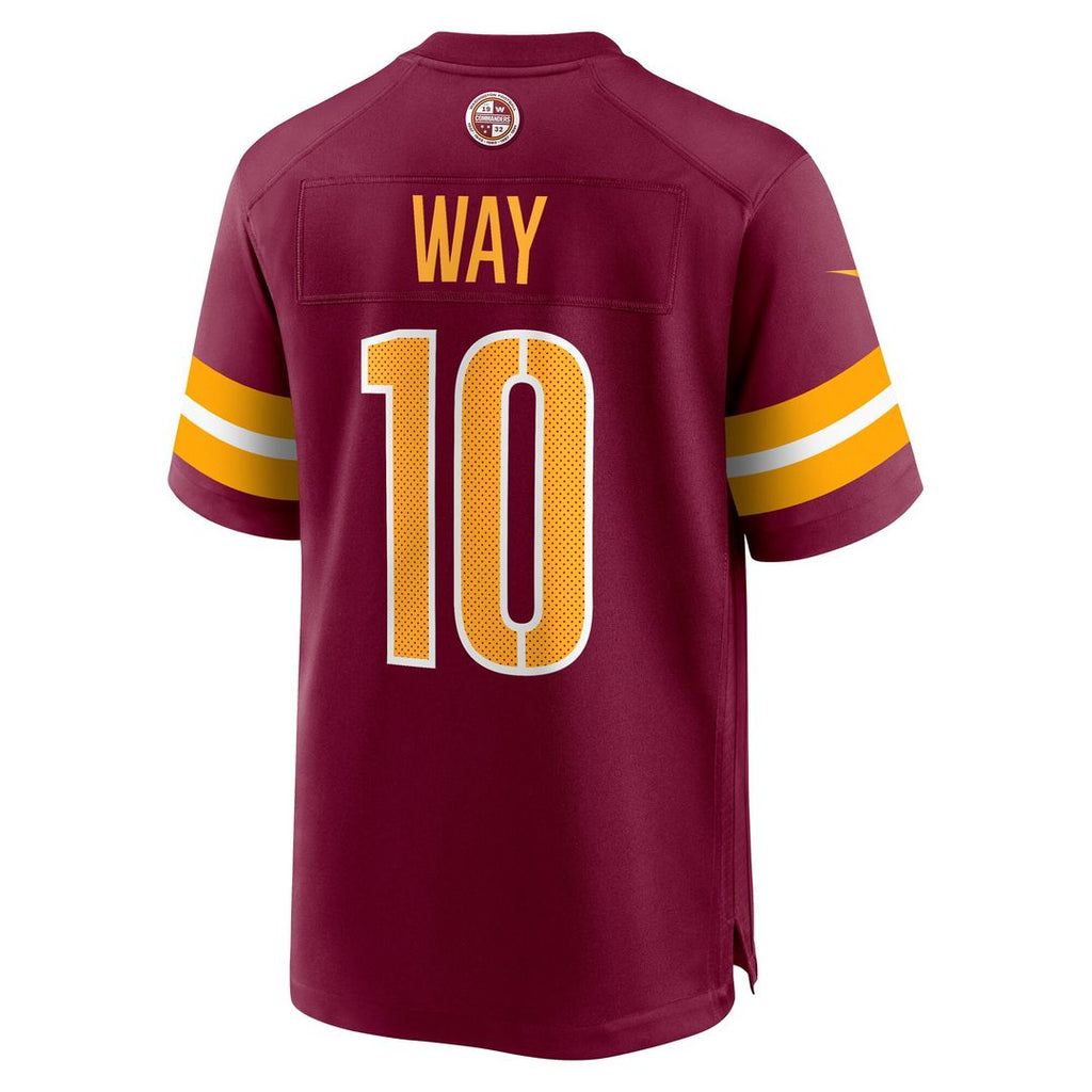 Tress Way Washington Commanders Nike Game Jersey -  White