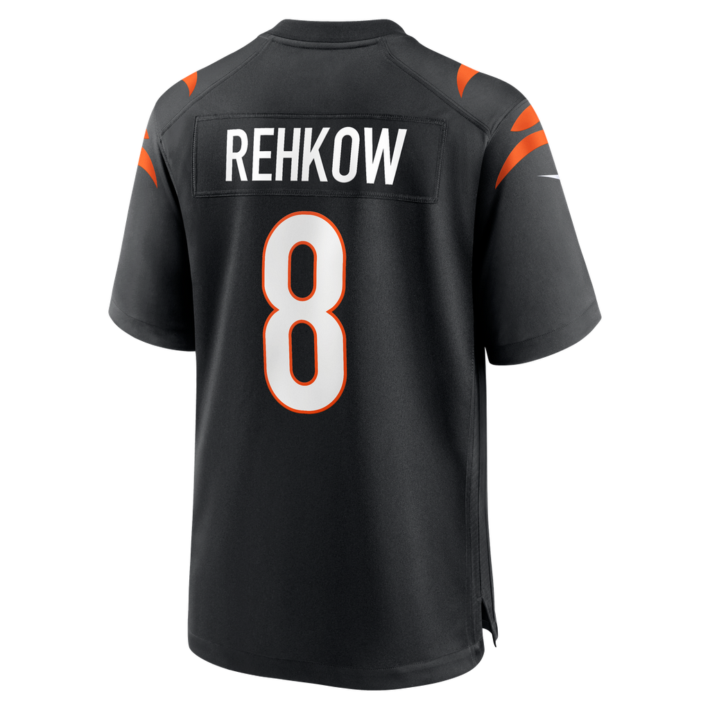 Ryan Rehkow Cincinnati Bengals Nike  Game Jersey -  Black