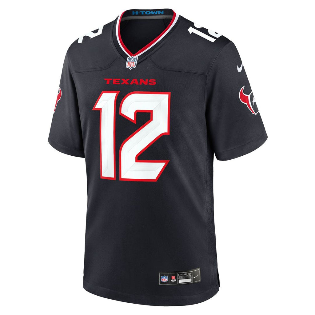 Nico Collins Houston Texans Nike Alternate Game Jersey -  Red
