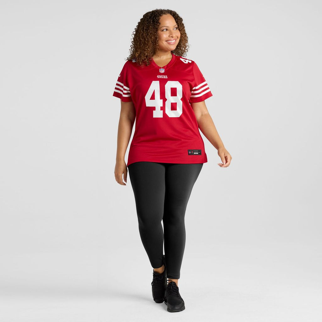 Tatum Bethune San Francisco 49ers Nike Women's Team Game Jersey -  Scarlet