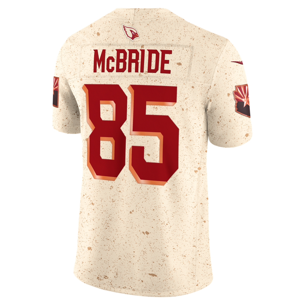 Trey McBride Arizona Cardinals Nike 2025 Rivalries Collection Stitched Limited Jersey - Natural