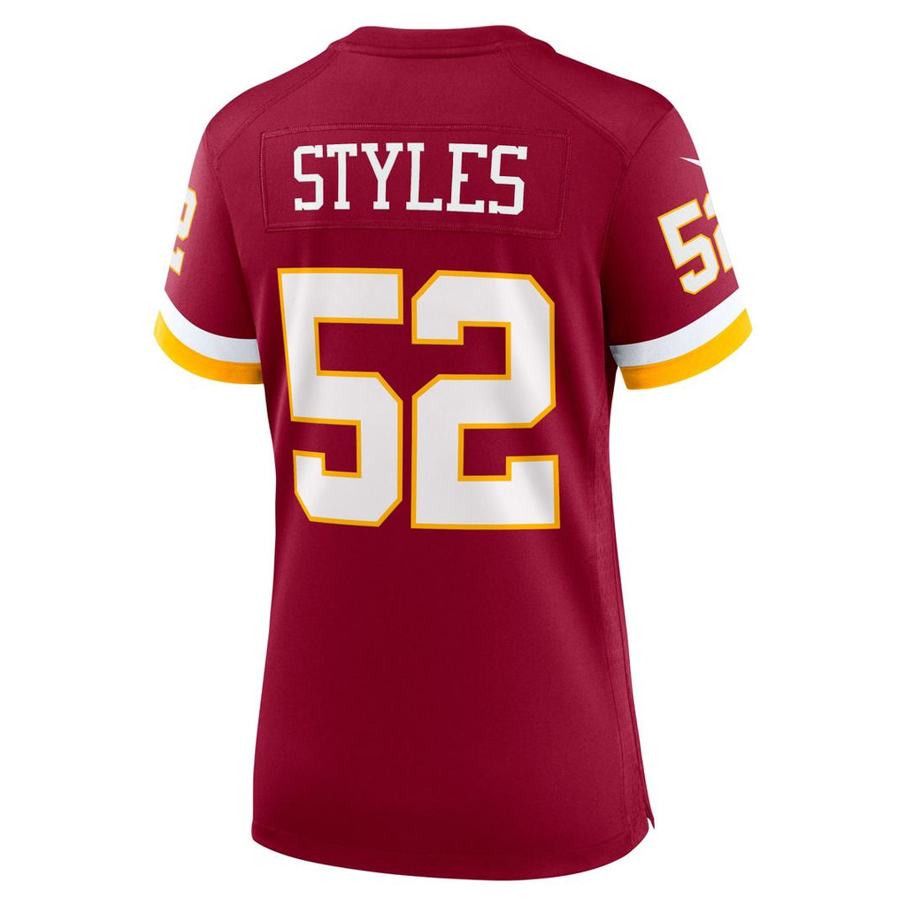 Sonny Styles Washington Commanders Nike Women's Game Jersey - Burgundy