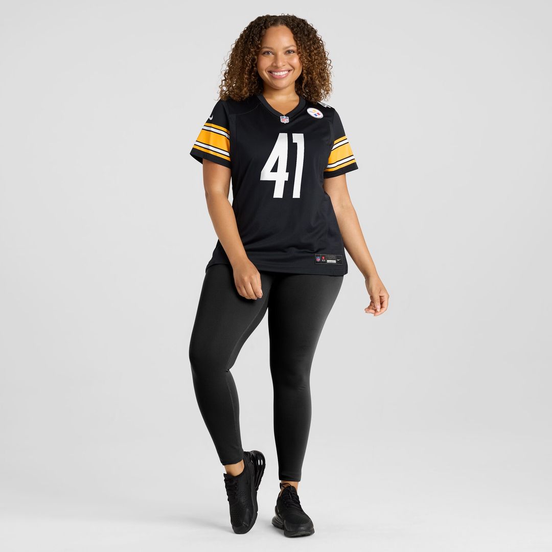 Payton Wilson Pittsburgh Steelers Nike Women's Team Game Jersey -  Black