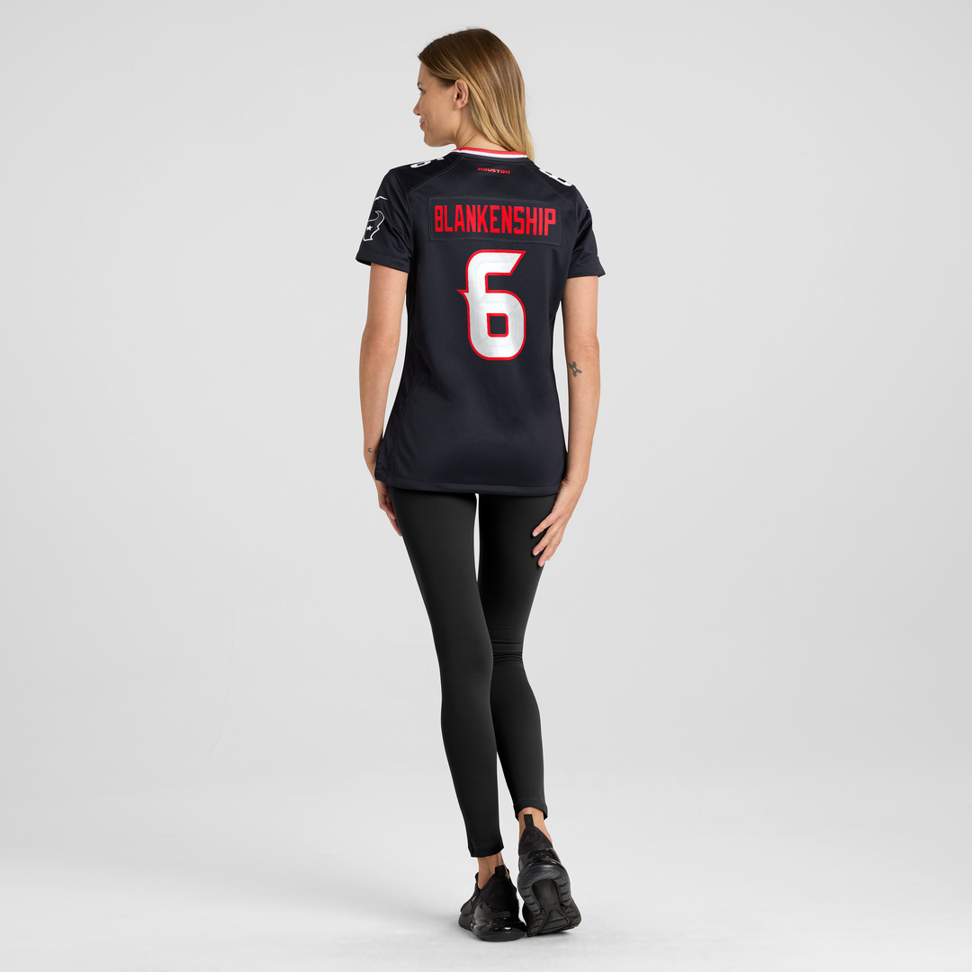 Reed Blankenship Houston Texans Nike Women's Team Game Jersey -  Navy